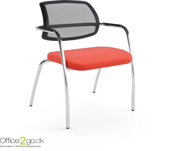 Chaise Gama - dossier en maille - 4 pieds